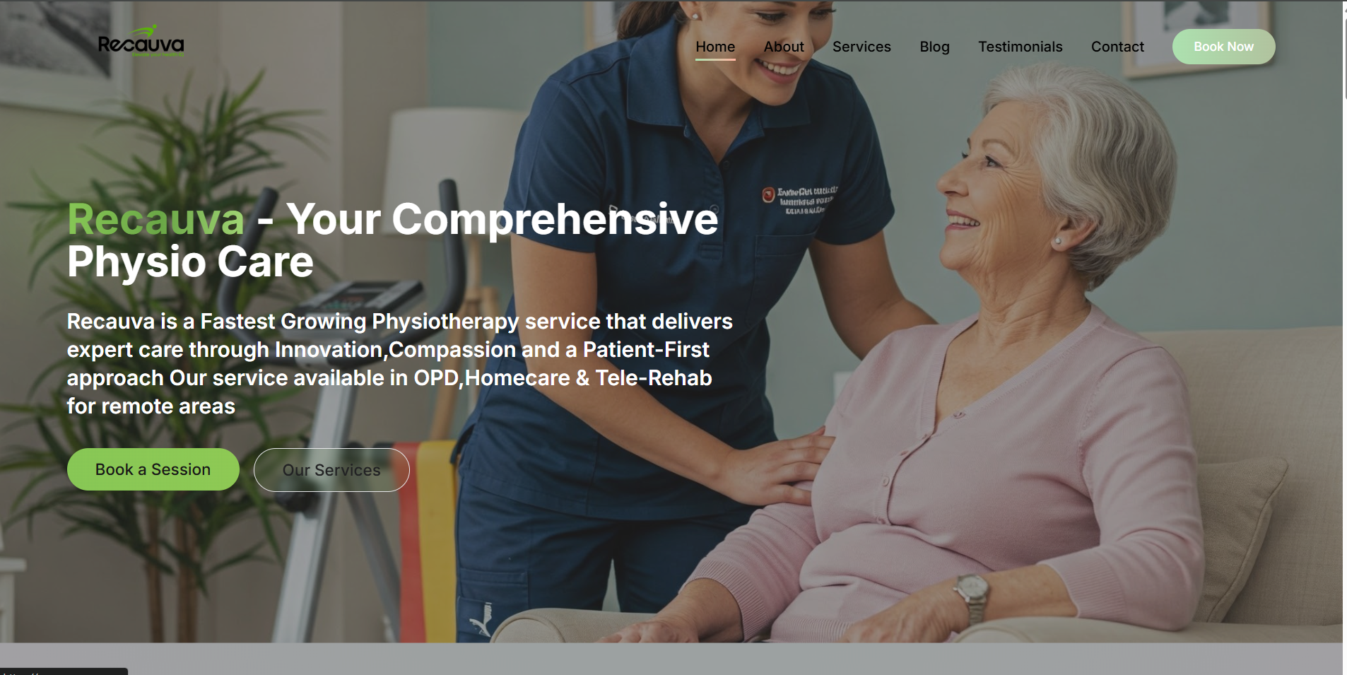 RECAUVA - physiotherapy platform